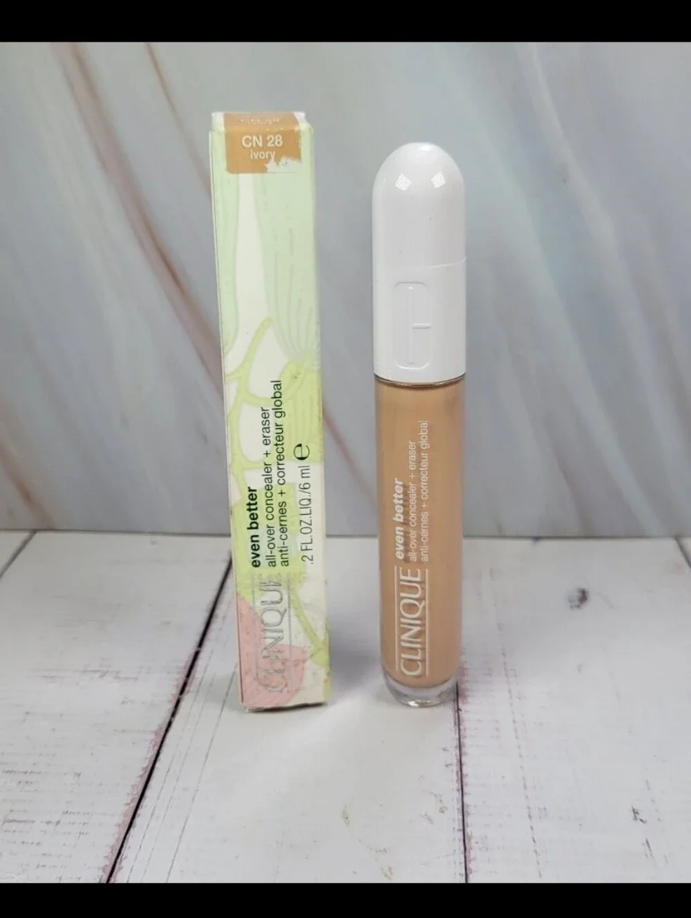 Clinique Even Better All-Over Concealer + Eraser in CN 28 Ivory BNIB